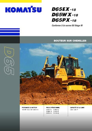 Apripista cingolati Komatsu D65WX-18E0
