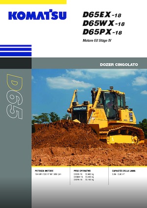 Apripista cingolati Komatsu D65WX-18E0