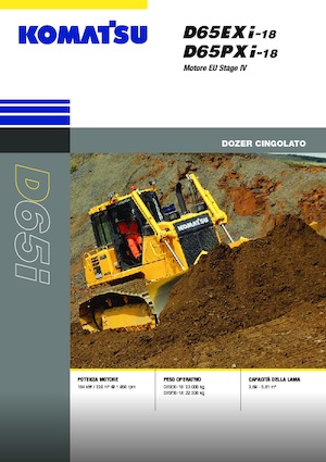 Apripista cingolati Komatsu D65EXi-18