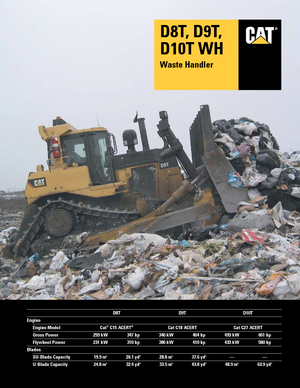 Apripista cingolati Caterpillar D8T