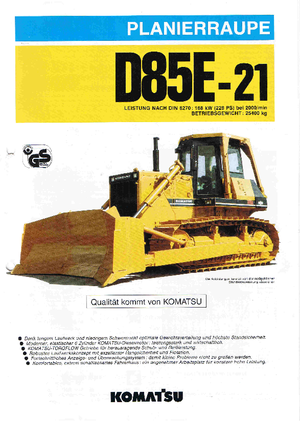 Apripista cingolati Komatsu D85E-21