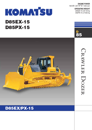 Apripista cingolati Komatsu D85PX-15E0