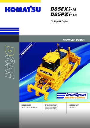Apripista cingolati Komatsu D85EXi-18E0