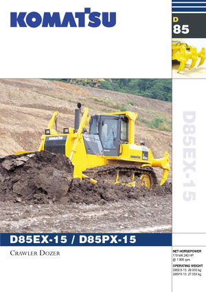 Apripista cingolati Komatsu D85PX-15