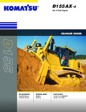 Apripista cingolati Komatsu D155AX-8 WH