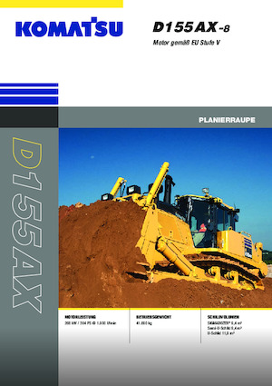 Apripista cingolati Komatsu D155AX-8E0