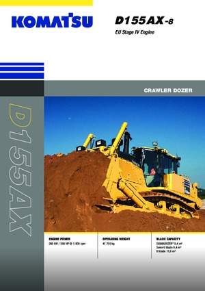 Apripista cingolati Komatsu D155AX-8E0