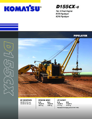 Apripista cingolati Komatsu D155CX-8 K170