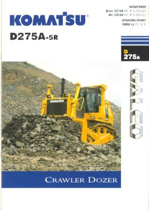 Apripista cingolati Komatsu D275A-5R