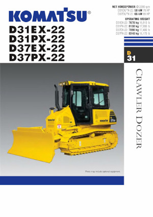 Apripista cingolati Komatsu D31EX-22