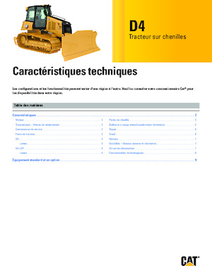 Apripista cingolati Caterpillar D4 XL