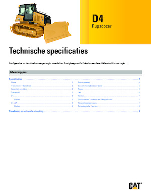 Apripista cingolati Caterpillar D4 XL