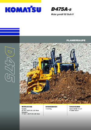 Apripista cingolati Komatsu D475A-8E0