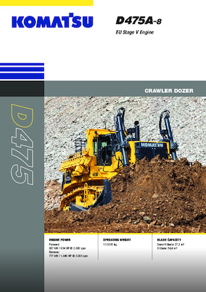 Apripista cingolati Komatsu D475A-8E0