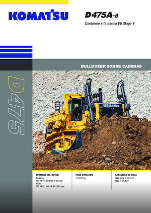 Apripista cingolati Komatsu D475A-8E0