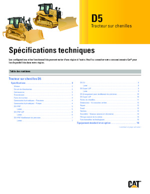 Apripista cingolati Caterpillar D5 LPG VPAT