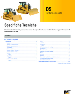 Apripista cingolati Caterpillar D5 LPG VPAT