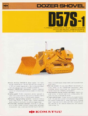 Apripista cingolati Komatsu D57S-1