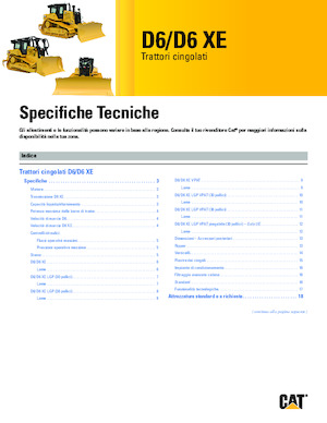 Apripista cingolati Caterpillar D6