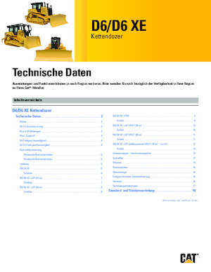 Apripista cingolati Caterpillar D6 XE LGP