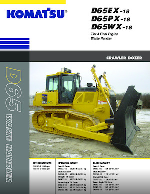 Apripista cingolati Komatsu D65EX-18E0