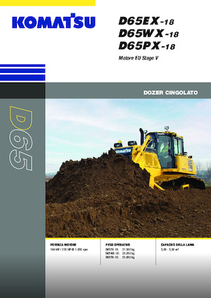 Apripista cingolati Komatsu D65WX-18E0
