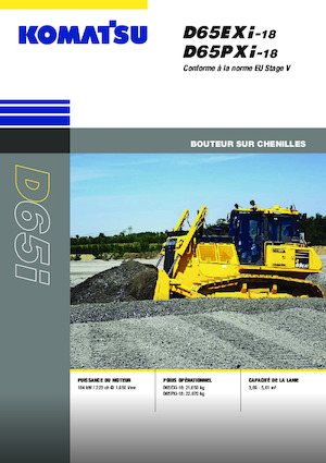 Apripista cingolati Komatsu D65PXi-18E0