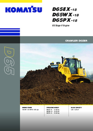 Apripista cingolati Komatsu D65WX-18E0