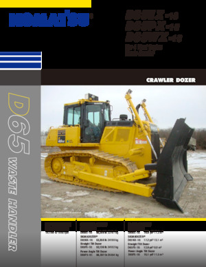 Apripista cingolati Komatsu D65WX-18 WH