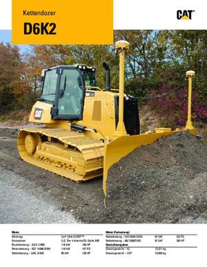 Apripista cingolati Caterpillar D6K2 XL