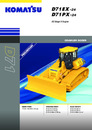 Apripista cingolati Komatsu D71PX-24E0