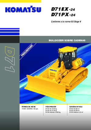 Apripista cingolati Komatsu D71PX-24E0