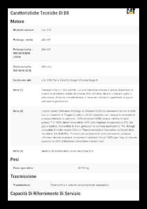 Apripista cingolati Caterpillar D8