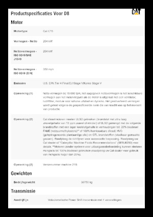 Apripista cingolati Caterpillar D8