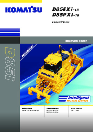 Apripista cingolati Komatsu D85EXi-18E0