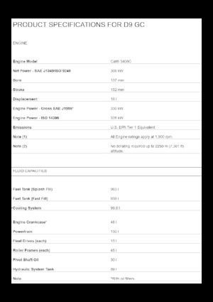 Apripista cingolati Caterpillar D9 GC