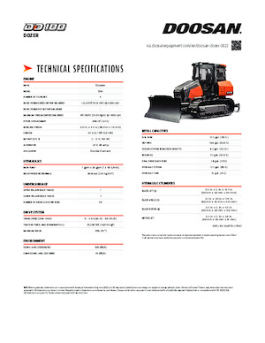 Apripista cingolati Doosan DD100