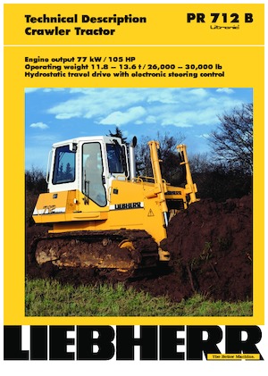 Apripista cingolati Liebherr PR 712 B-M Litr.