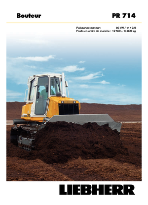 Apripista cingolati Liebherr PR 714 XL
