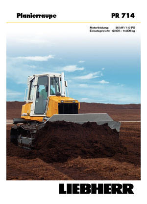 Apripista cingolati Liebherr PR 714 XL