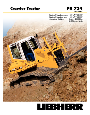 Apripista cingolati Liebherr PR 724 XL