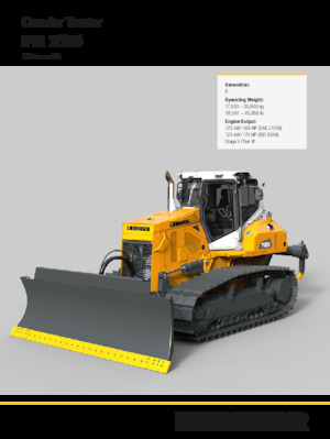 Apripista cingolati Liebherr PR 726 XL G8.0