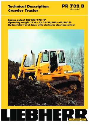 Apripista cingolati Liebherr PR 732 B Litr.
