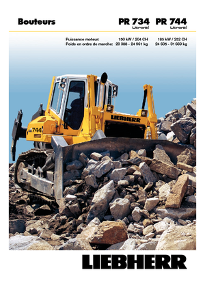 Apripista cingolati Liebherr PR 734 L