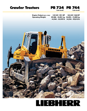 Apripista cingolati Liebherr PR 734 L