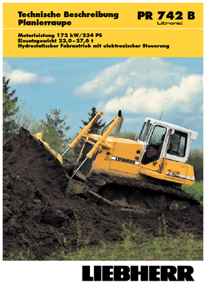 Apripista cingolati Liebherr PR 742 B Litr.