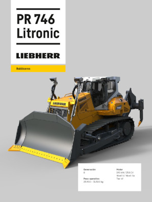Apripista cingolati Liebherr PR 746 Litronic 