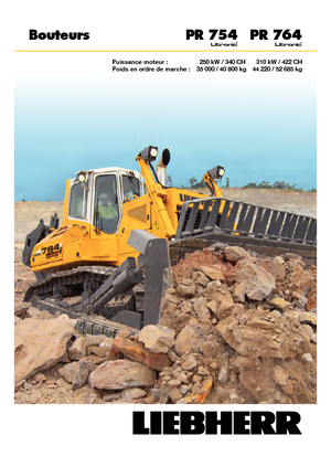 Apripista cingolati Liebherr PR 764