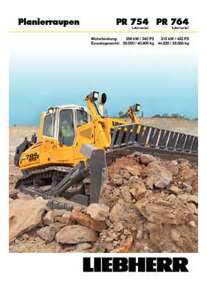 Apripista cingolati Liebherr PR 764