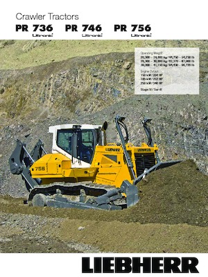 Apripista cingolati Liebherr PR 746 L